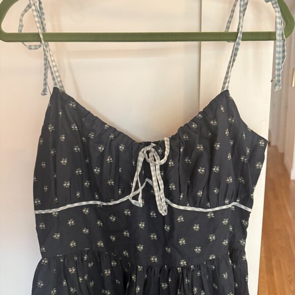 CHRISTY DAWN Antara Dress Blueberry Dot Size Med / Large BNWOT Holiday Dress - Picture 4 of 8